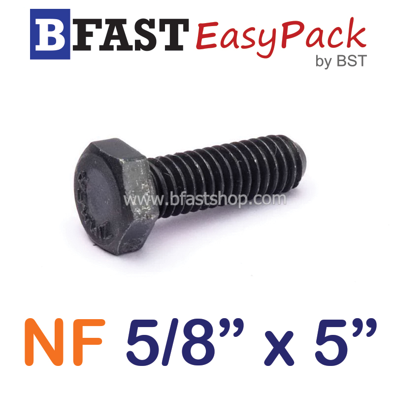 สกรู NF 5/8" x 5" *เกลียวครึ่ง*