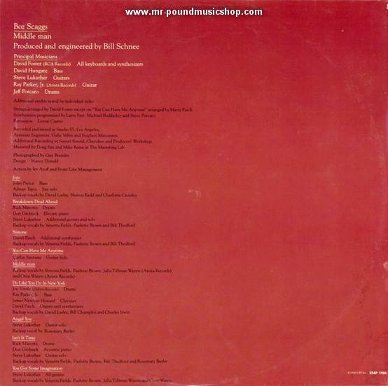 Boz Scaggs - Middle Man