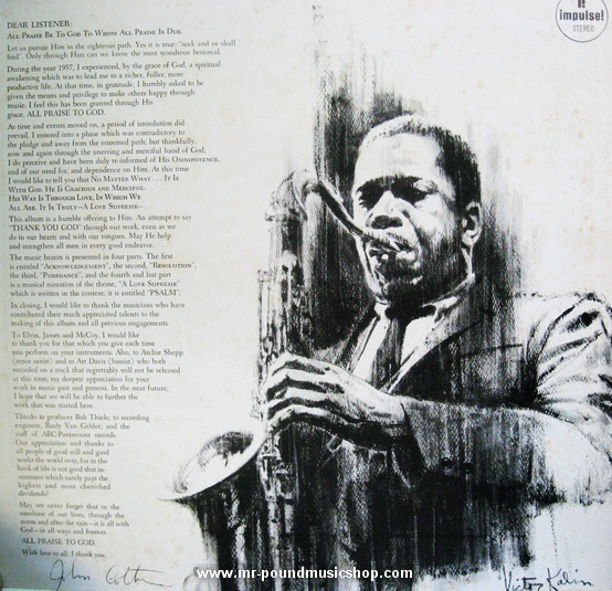John Coltrane - A Love Supreme