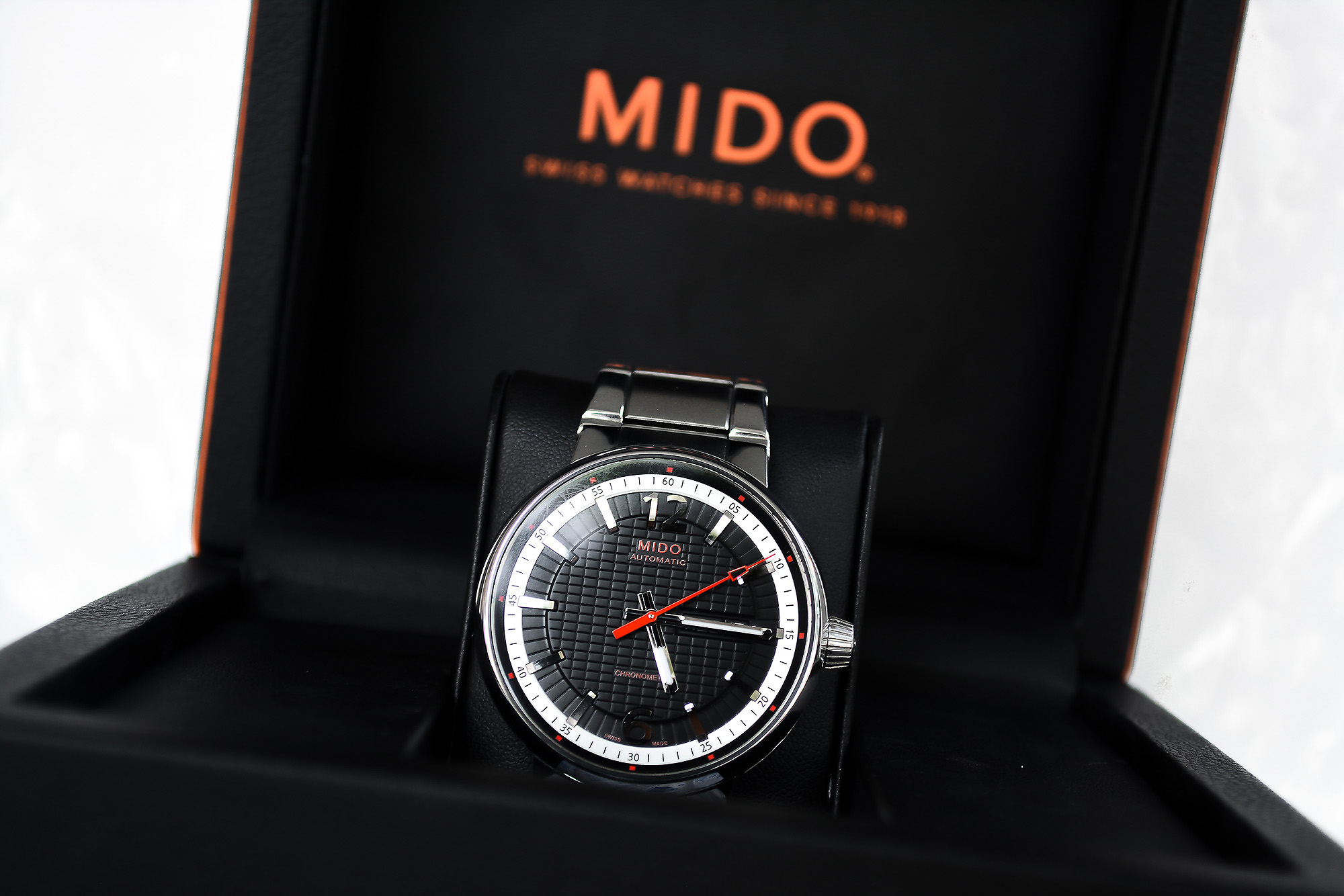 Mido Great Wall Chronometer หน้าดำ