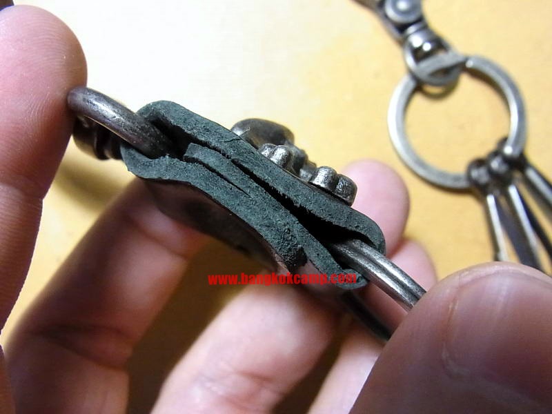 พวงกุญแจ เฮฟวี่ หนังแท้ 2ชิ้น (5)