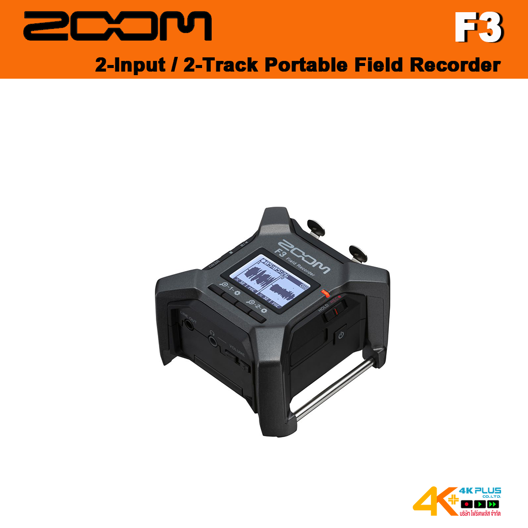 ZOOM F3 Portable Field Recorder
