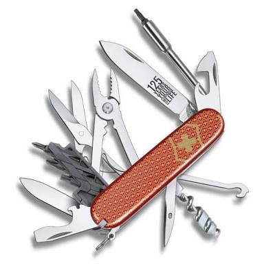 มีดพับอเนกประสงค์ Victorinox Swiss Army Cybertool 34 Multi-Tool 3-1/2" Closed 125th Anniversary Collection Gift Box - VN54509