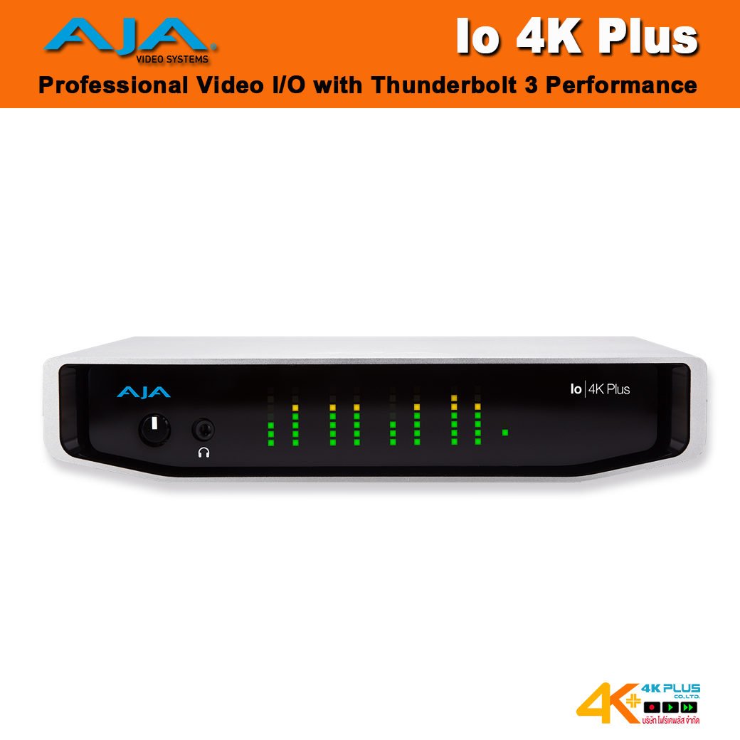 Io 4K Plus Professional Video I/O with Thunderbolt 3 Performance