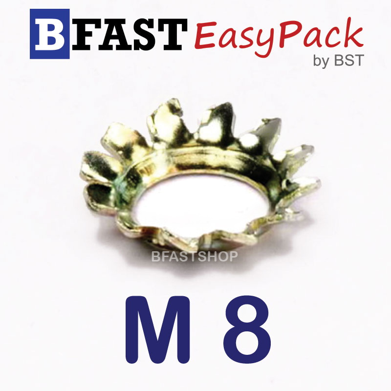 แหวนจักรเตเปอร์ M8 ( 8 ตัว/ถุง)