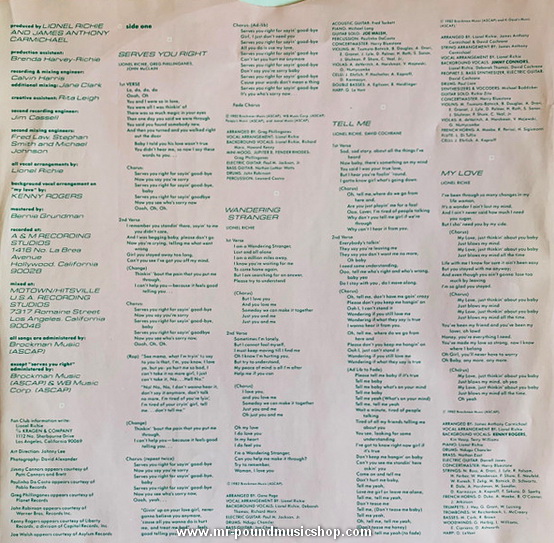 Lionel Richie - Lionel Richie