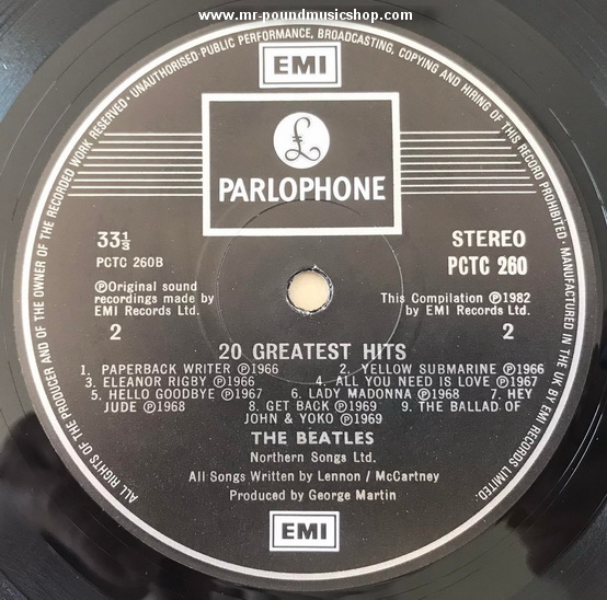 The Beatles - 20 Greatest Hits