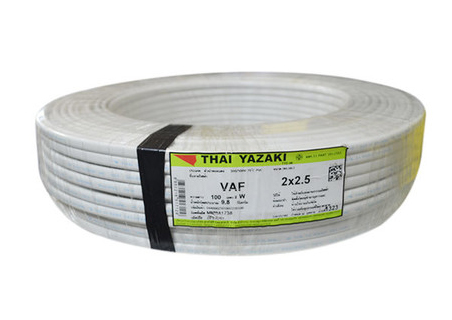 ไทยยาซากิ : VAF สายไฟฟ้าเดินภายในอาคาร