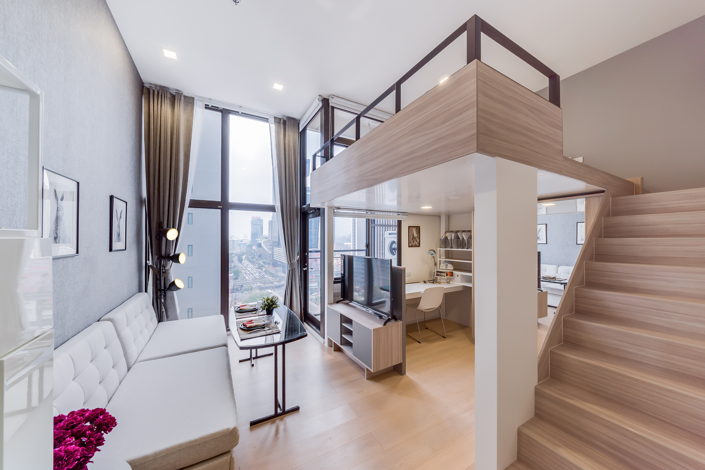 ขายพร้อมผูเช่า Chewathai Residence Asoke (ชีวาทัย เรสซิเดนซ์ อโศก ห้อง 295/98(12A12) TYPE 1G Duplex ชั้น 12A