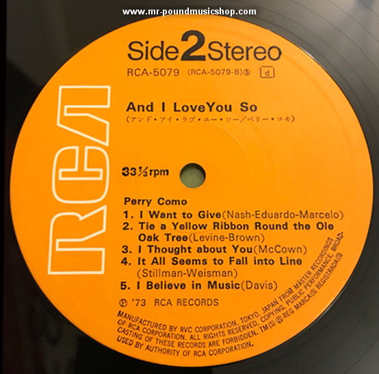 Perry Como - And I Love You So