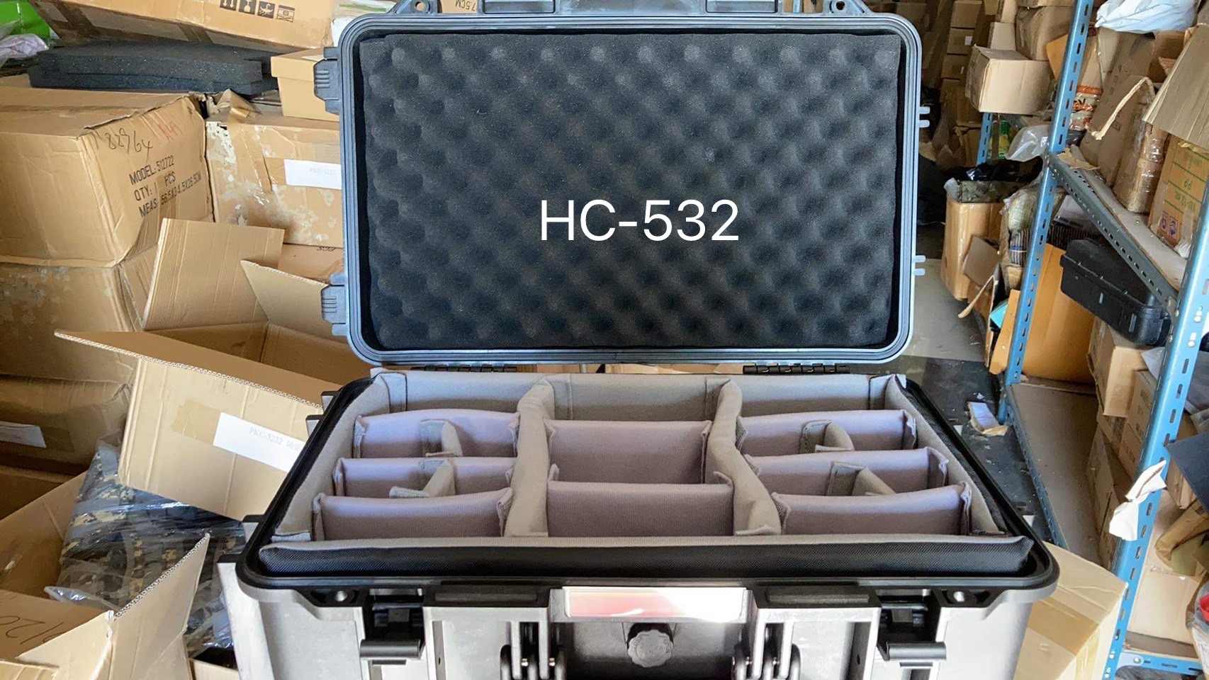 กระเป๋ากล้อง กล่องกันกระแทก Hardcase (Light) รุ่น HC-532 with Divide ไส้ตีนตุ๊กแก