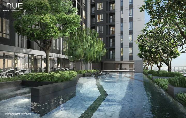 ขายดาวน์คอนโด โนเบิล แจ้งวัฒนะ (NUE Noble Chaengwattana) 1 ห้องนอน 1 ห้องน้ำ ขนาด 30.00 ตร.ม