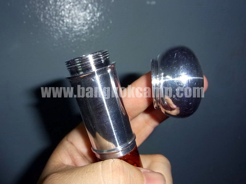 ไม้หายาก... ไม้ตะพด(ไม้ปุ่มประดู่, ปมประดู่) ลายสวยมาก หัว+ท้ายไททาเนียม หัวทรงลูกจันทร์