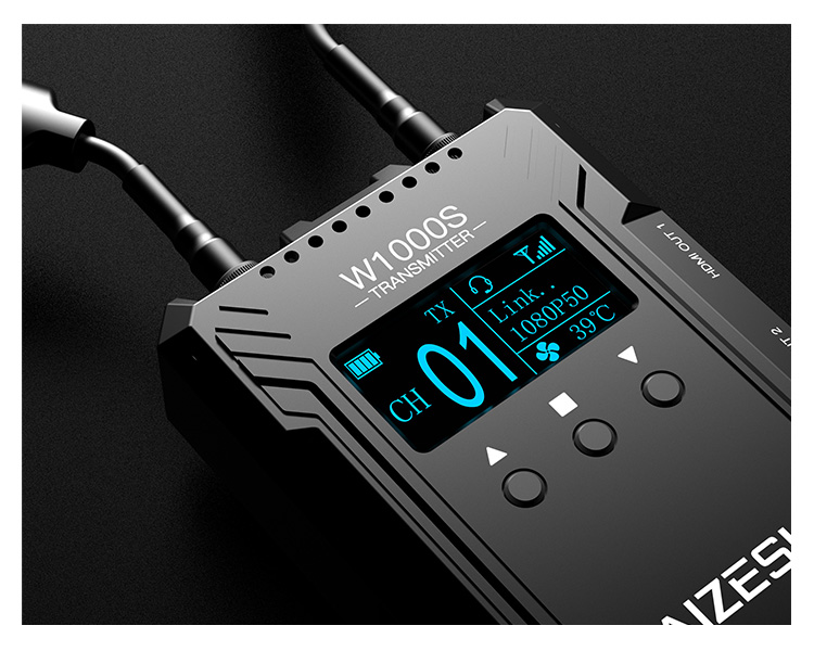 LAIZESKE W1000S 1000FT Dual HDMI + SDI Wireless Video Transmission System