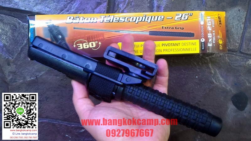 ดิ้ว ESP Expandable Baton Made in E.U. 26นิ้ว ของแท้ (ชุบแข็ง) ใหม่ซองปลดเร็ว