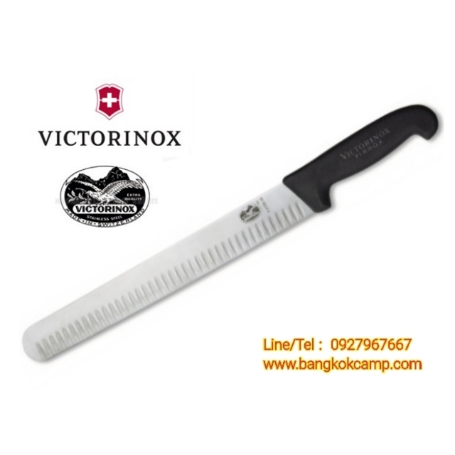 มีดครัว VICTORINOX HAM KNIFE PITTED BLADE..Made in Switzerland (5.4723.36) ใหม่ แท้