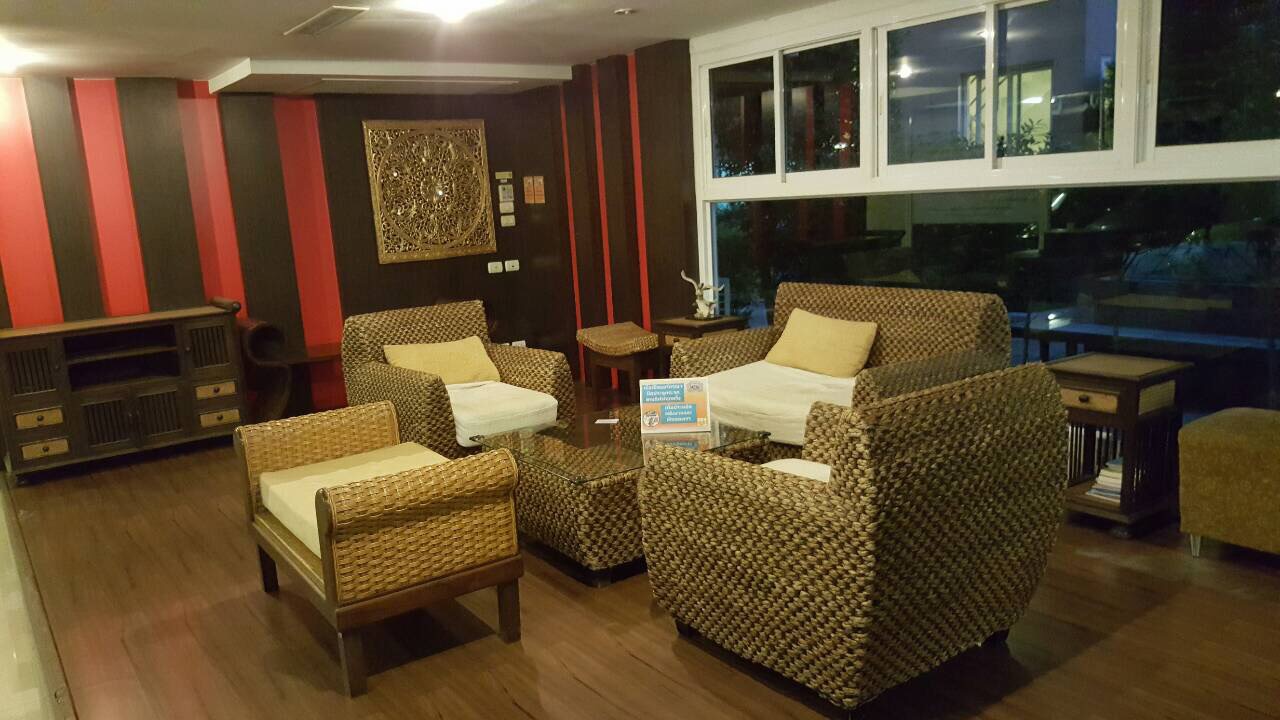 ให้เช่าคอนโด Happy Condo Ratchada 18 (แฮปปี้ คอนโด รัชดา 18) ห้องพักใหม่เอี่ยม ห้องสตูดิโอ, 1 ห้องน้ำ, ห้องครัว, ขนาด 28 ตร.ม.
