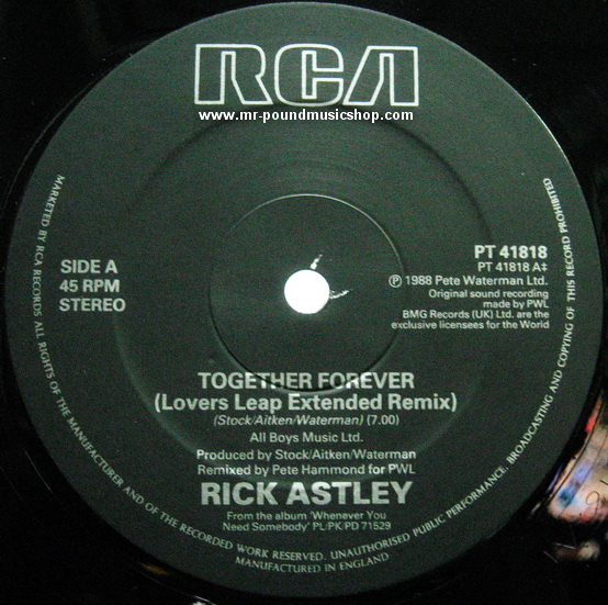 Rick Astley - Together Forever