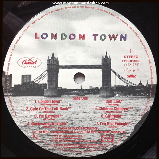 Wings - London Town