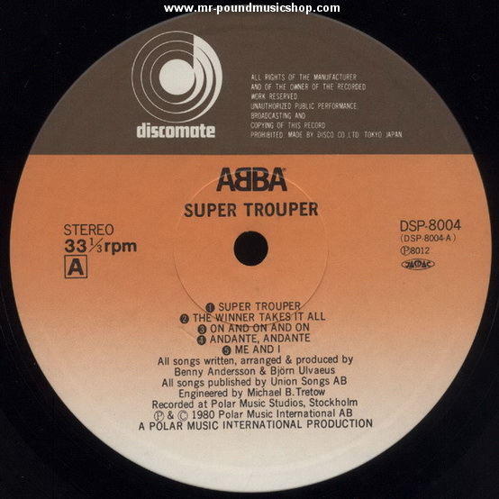 ABBA - Super Trouper