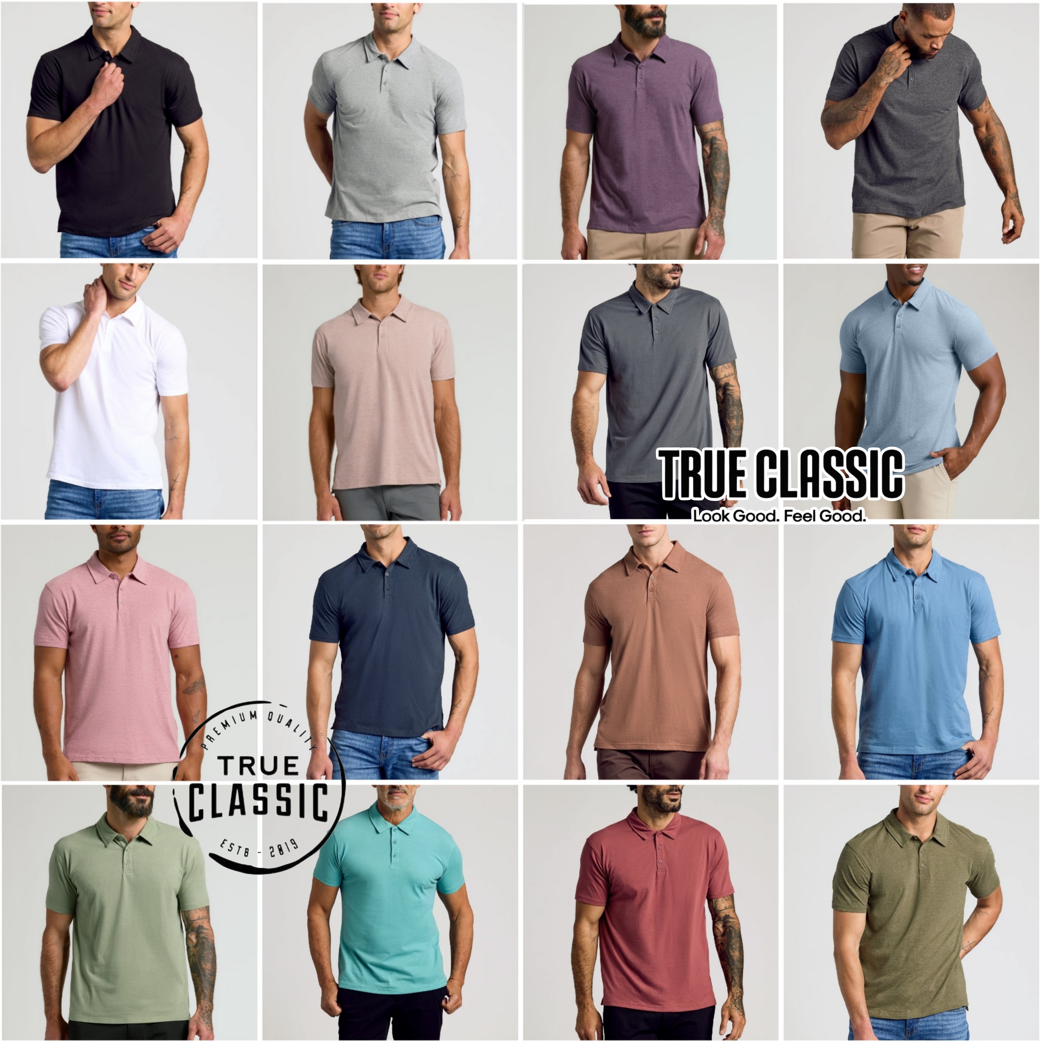 True Classic Premium Basic Polo