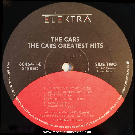 The Cars - The Cars Greatest Hits