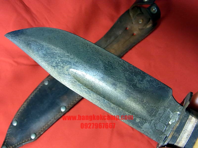 มีดพกเยอรมัน ด้ามเขากวาง ตราม้า F.ESSER&CIA SOLINGEN Made in GERMANY เก่าเก็บ (Vintage solingen knife) สภาพสมบูรณ์ หายาก