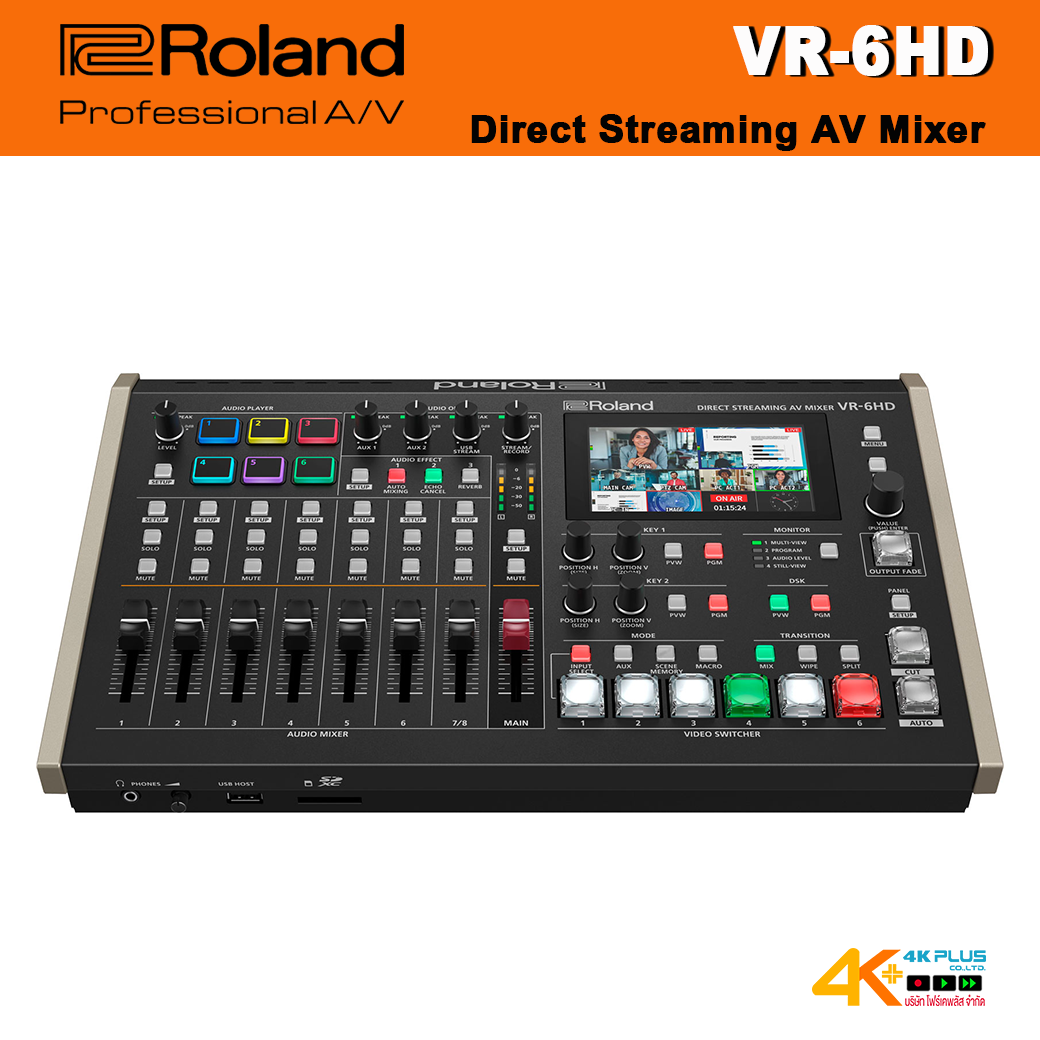 Roland VR-6HD all-in-one Live streaming AV mixer