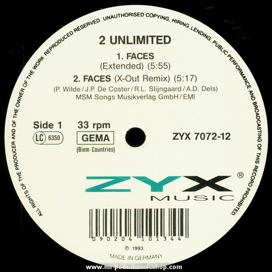 2 Unlimited - Faces