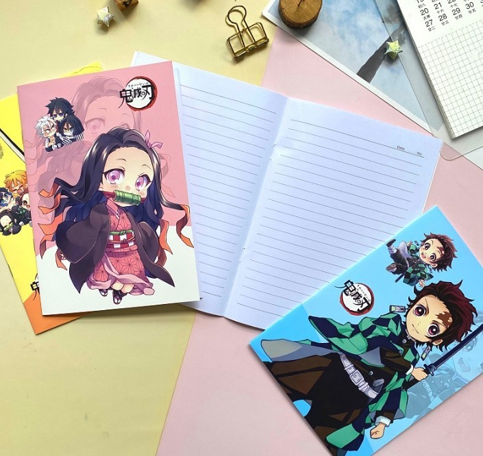สมุดโน๊ตลายดาบพิฆาตอสูร สมุดนักเรียนปกอ่อน NOTE BOOK สมุดจด พกพาสะดวก
