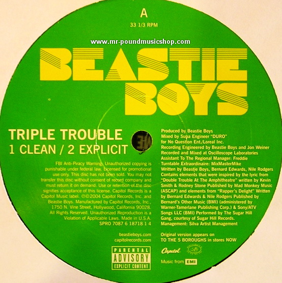 Beastie Boys - Triple Trouble