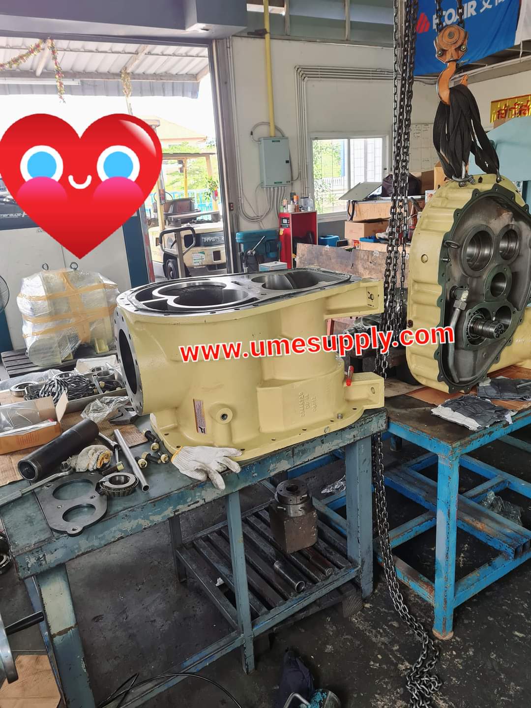 Overhaul Screw AirCompressor " IR " Ingersoll Rand " TWO-STAGE " 2 Unit.