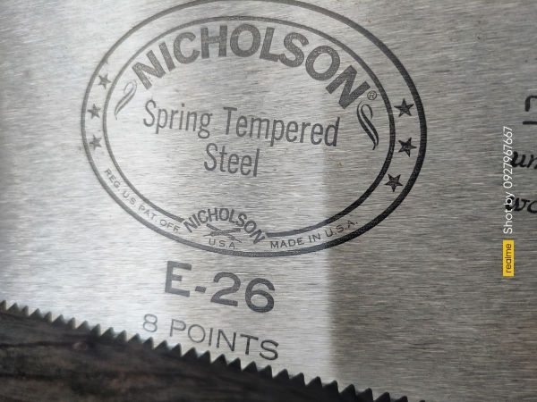 เลื่อยลันดา Nicholson 26 นิ้ว Made in USA ใหม่เก่าเก็บ