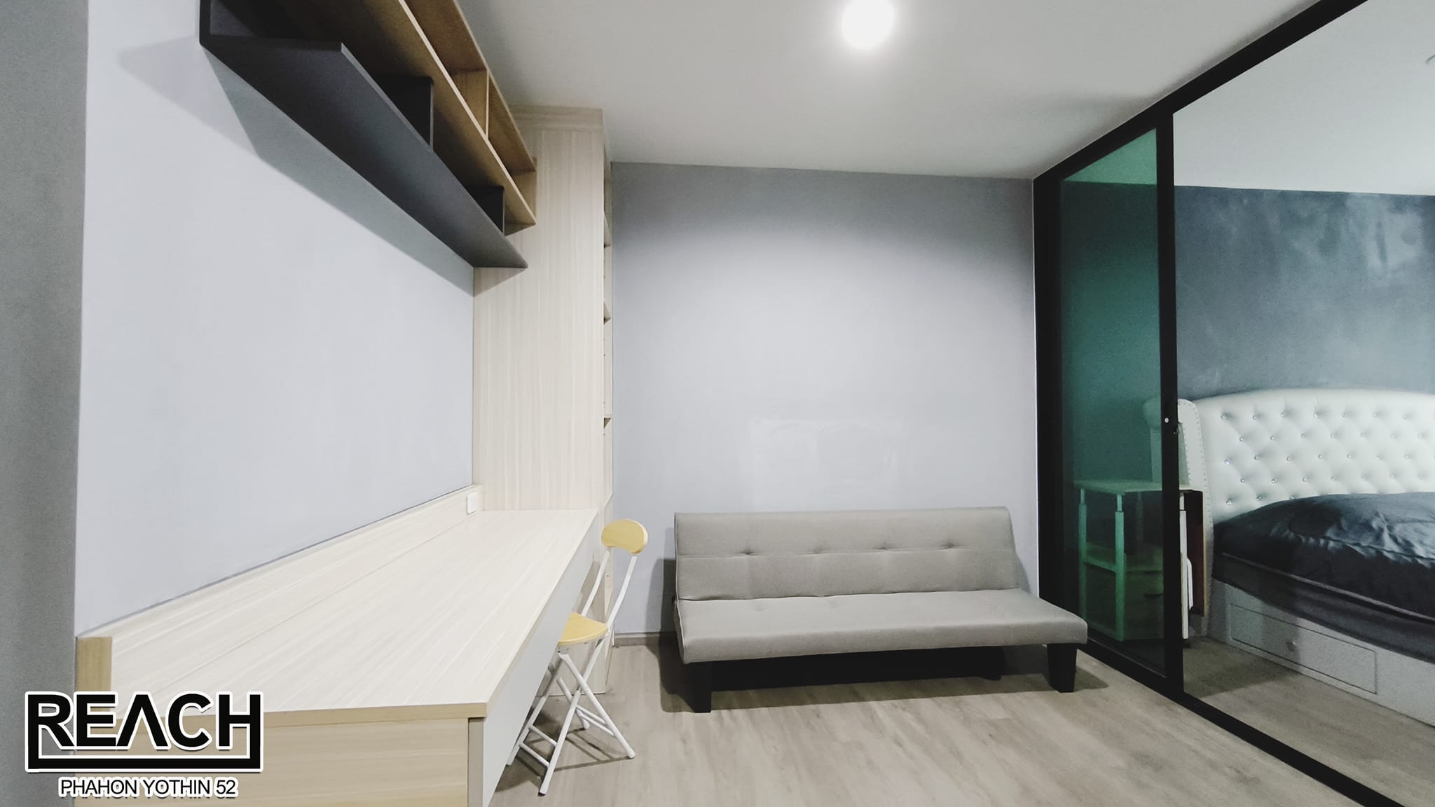 ให้เช่าคอนโด รีช พหลโยธิน 52 (Reach Phaholyothin 52) มีวินมอ'ไซต์หน้าคอนโด BTS สถานีสะพานใหม่ 400 ม.