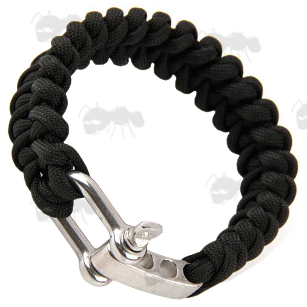 สายรัดข้อมือ PARACORD BRACELET ถักจากเชือก PARACORD550 รุ่นใหม่มี ห่วงสแตนเลส ปรับได้