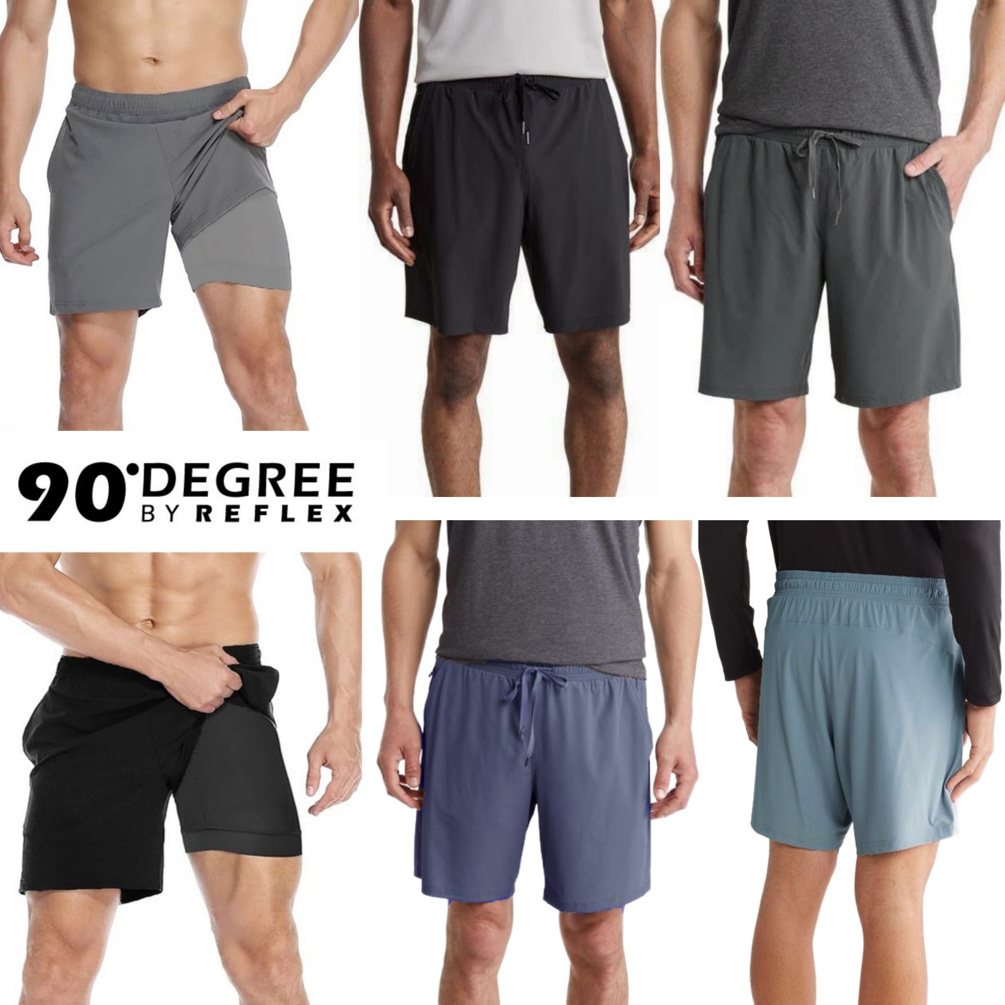 90 Degree Warp X End Zone 7" Active Shorts with legging
