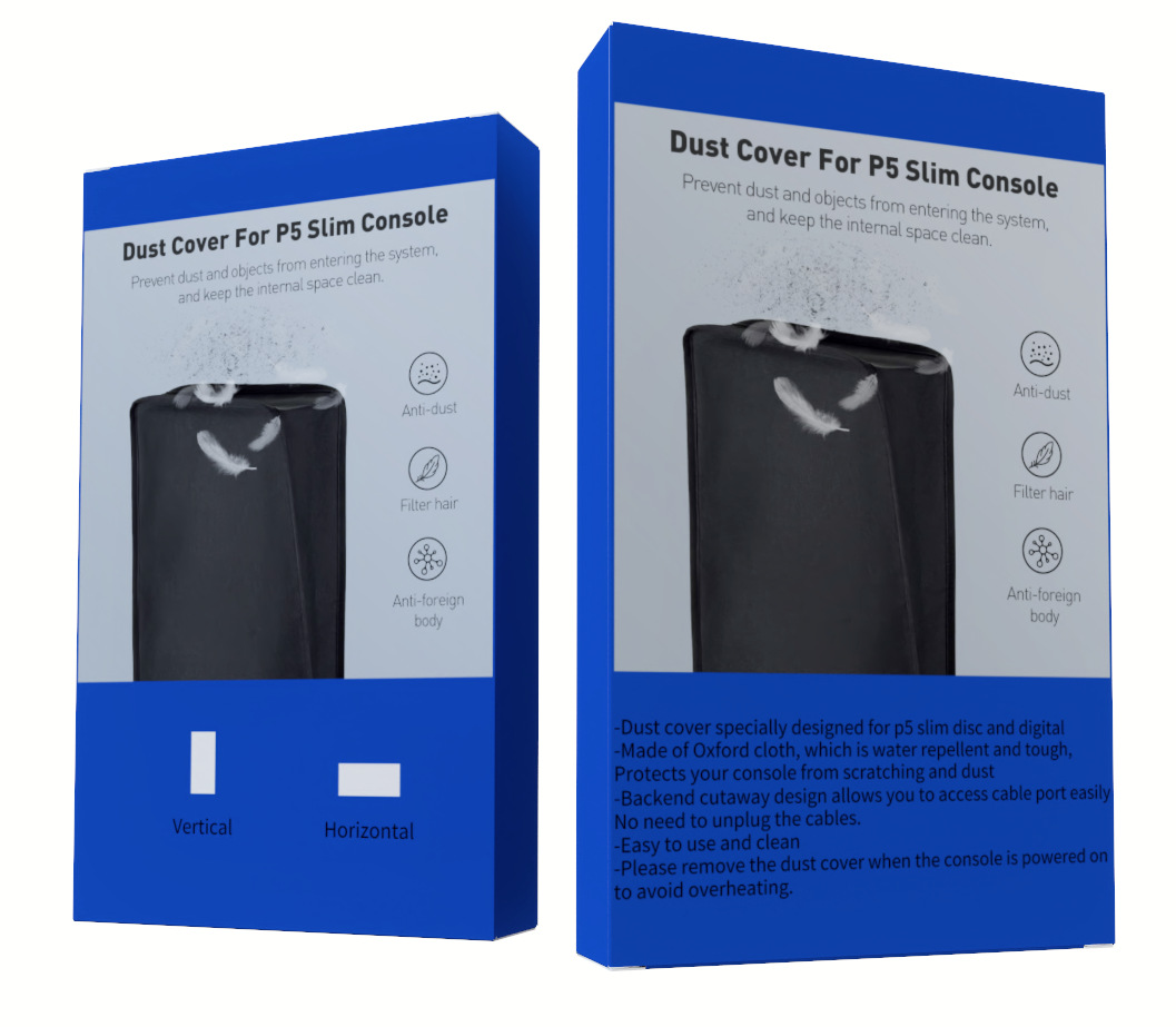 ผ้าคุมเครื่องกันฝุ่น PS5 Slim(รุ่นใหม่) ลายสไปเดอร์ ได้ทั้งรุ่นใส่แผ่น & ดิจิทัล