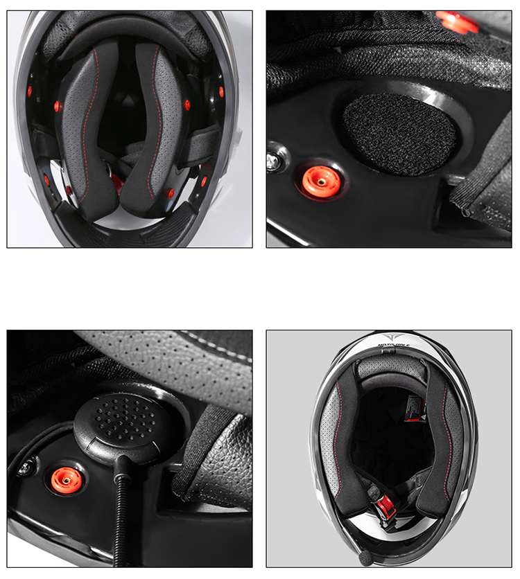 MOTOWOLF M1- บลูทูธติดหมวก ชุดไมค์พร้อมหูฟังไร้สาย