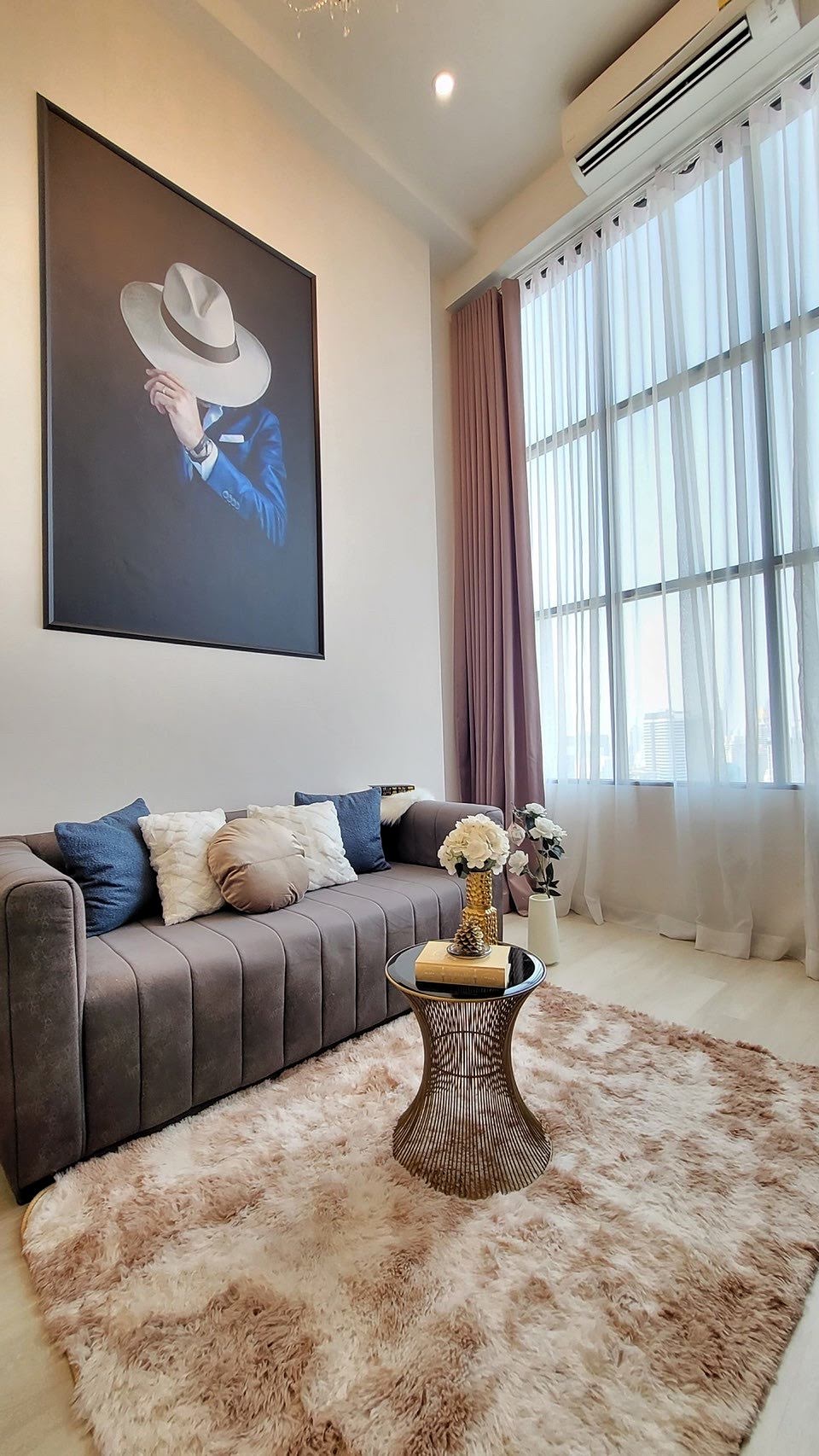 ให้เช่าคอนโด ไนท์บริดจ์ไพร์มสาทร (knightsbridge prime sathorn) ชั้น 33 ห้อง 3309 44 ตรม. ห้อง Duplex 1 ห้องนอน