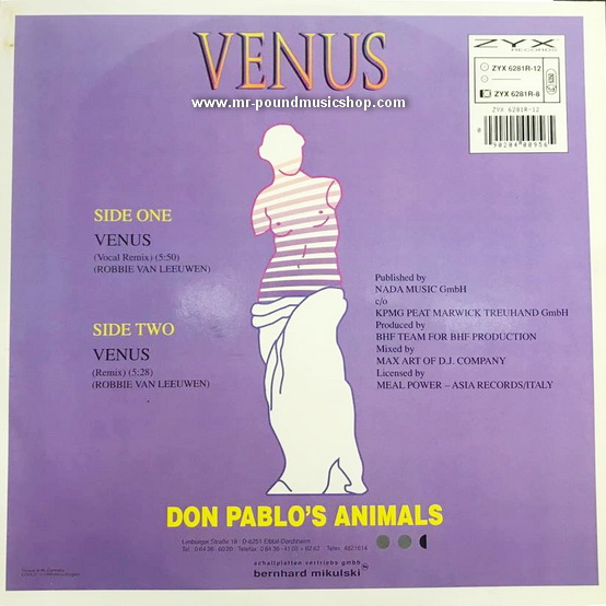 Don Pablo's Animals - Venus (The Remixes)
