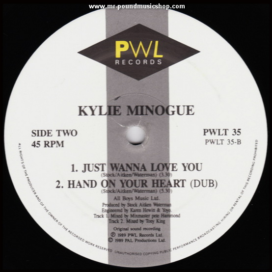 Kylie Minogue - Hand On Your Heart