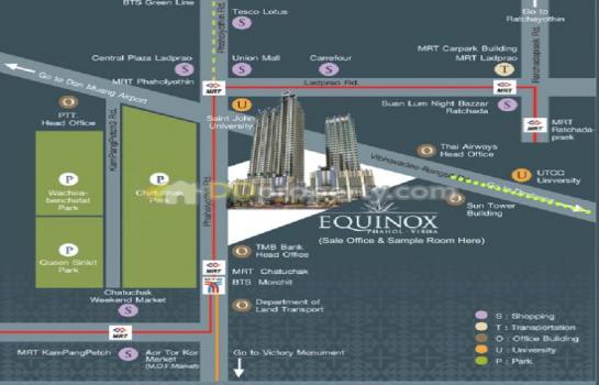 ขายคอนโด equinox อิควิน๊อค พหล - วิภา 1 ห้องนอน ชั้น 38 ตึก A1 ขนาด 31 ตร.ม ทิศตะวันออก ขาย 4.6