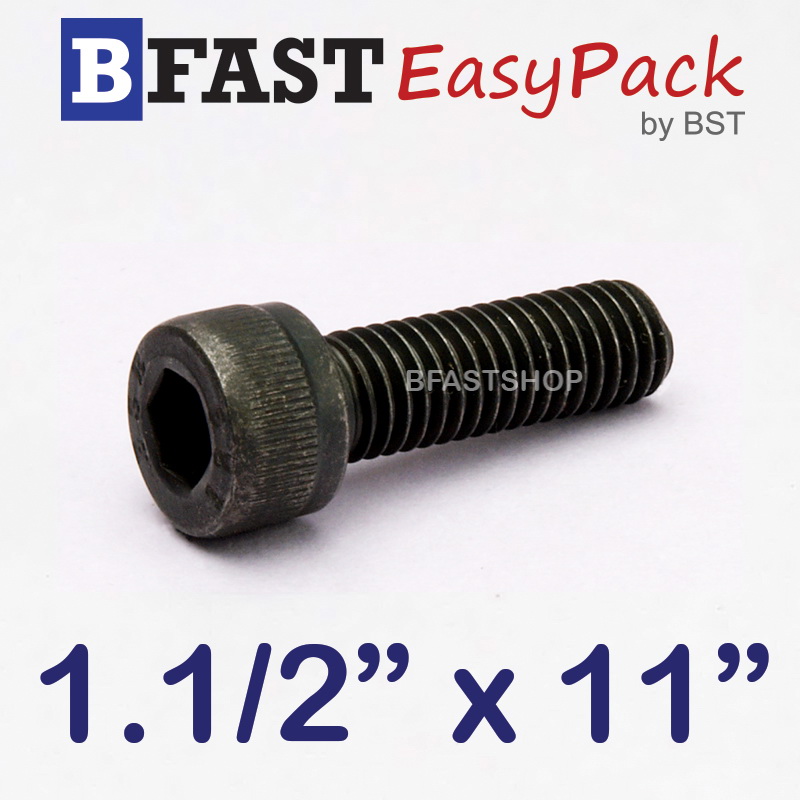 สกรูหัวจมดำ 1.1/2" x 11" *เกลียวครึ่ง*
