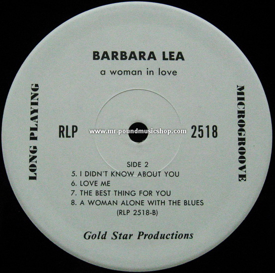 Barbara Lea with Billy Taylor and Johnny Windhurst - A Woman in Love