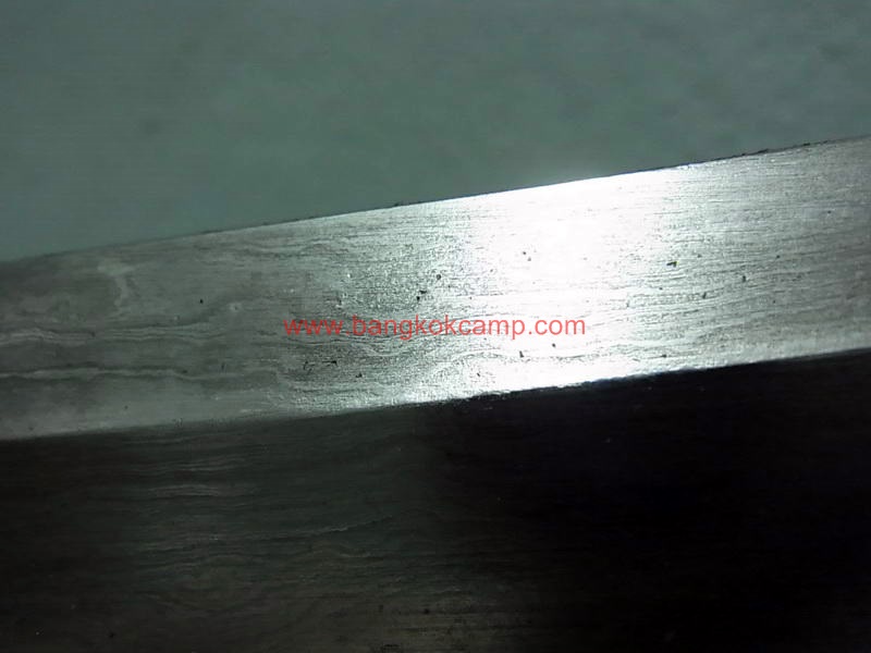 ดาบซามูไร ลายเสือ ขนาดกลาง ใบมีดเป็นเหล็กลาย (ใบมีดดามัสกัส)