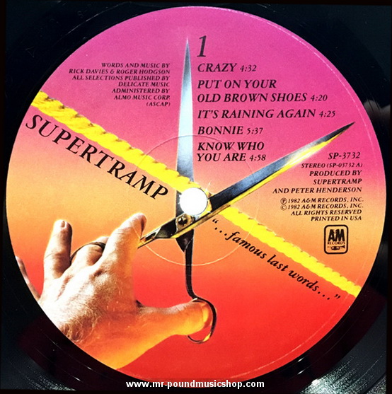 Supertramp - "...Famous Last World..."
