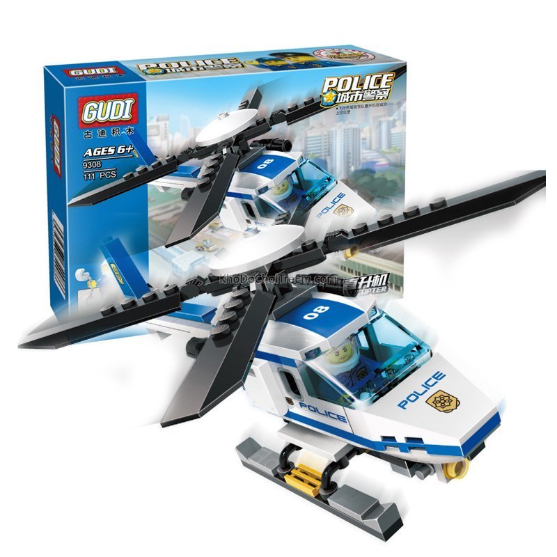 ตัวต่อ POLICE (GUDI NO.9308) 111ชิ้น