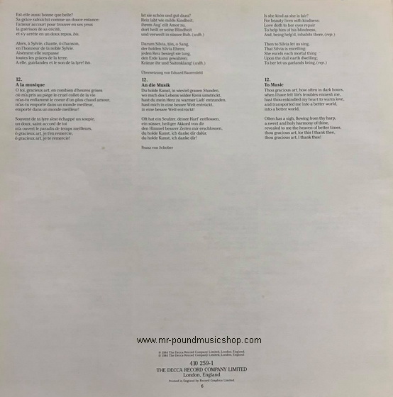 Gabriele Fontana, Gyorgy Fischer, Peter Schmidl - Schubert Lieder