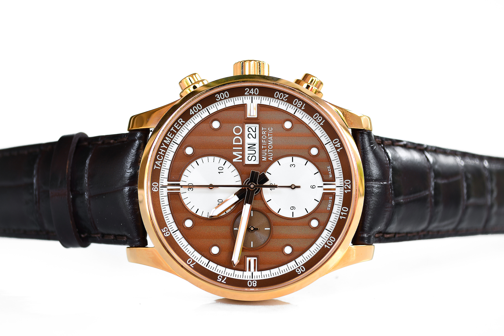 NEW:Mido Multifort M005.614.36.291.19 Gent’s Automatic Chronograph