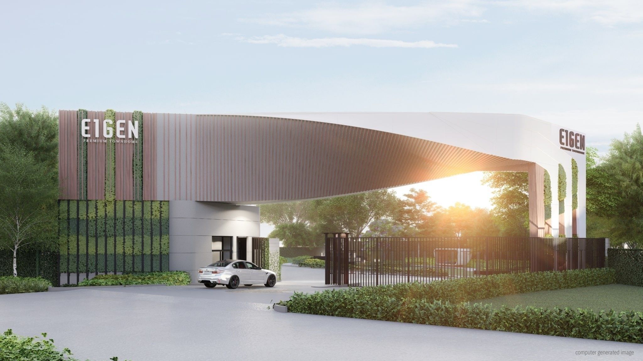 ให้เช่า ไอเจ้นท์ พัฒนาการ EIGEN Pattanakarn ซอยพัฒนาการ 99 (เข้าซอย 100 เมตร) Smart townhome ใหม่ หลังใหญ่ แบบ Simpli ติดถนนเมนหน้าโครงการ 15 เมตร